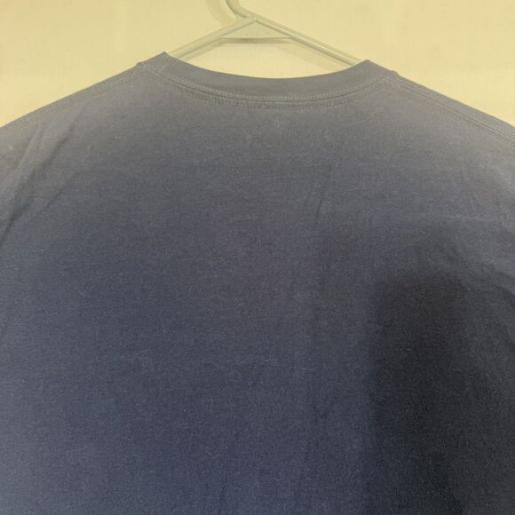 Bioworld Cobra Kai Never Dies Sz Lg T-Shirt Blue 100% Cotton Excellent Used Con - Picture 8 of 8